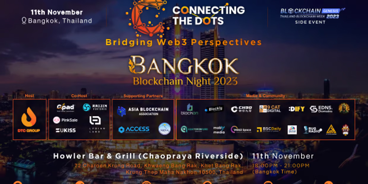 Connecting the Dots - Bridging Web3 Perspectives "Bangkok Blockchain Night" 2023