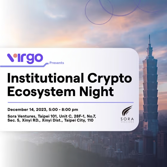 Virgo.co Presents: Institutional Crypto Ecosystem Night