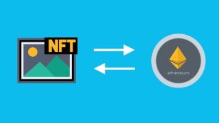 Trading between NFTs and cryptocurrencies