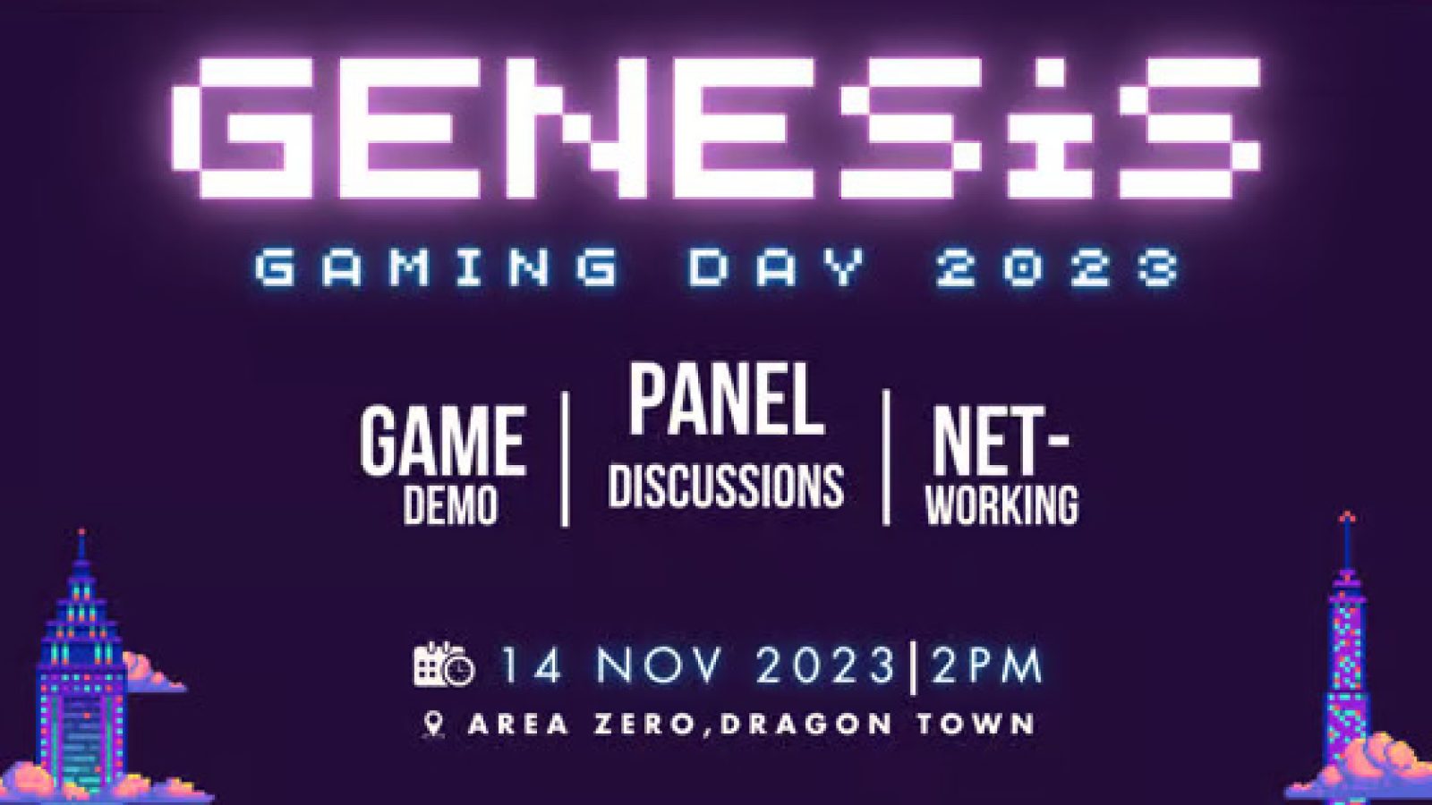 Genesis Gaming Day 2023 - Co-Hosted by GameUnity, BitArcade, & Cryptomind Group