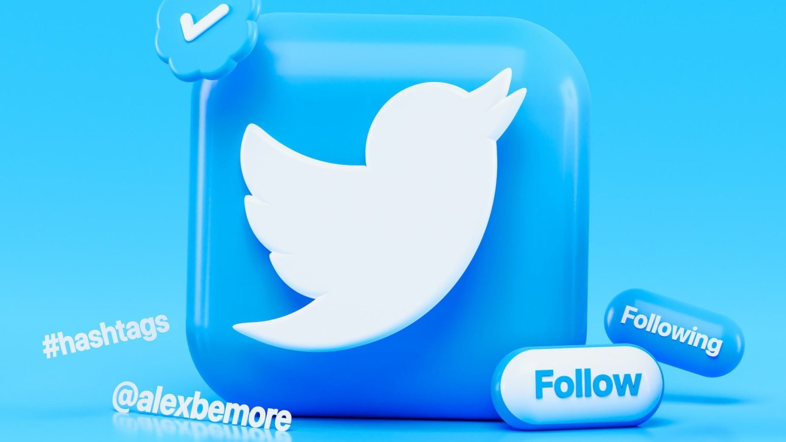 twitter icon and buttons