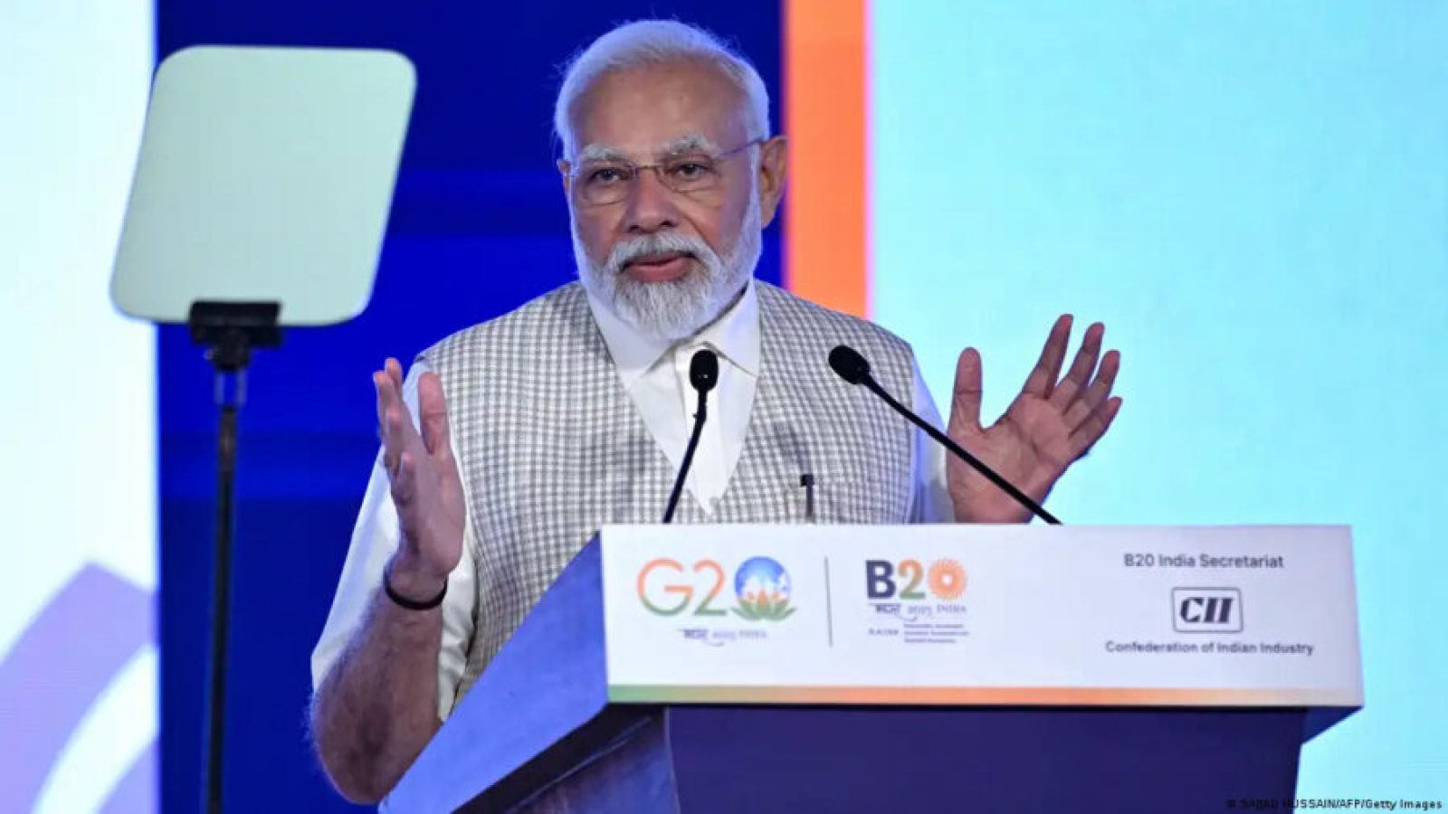 印度總理呼籲應建立全球加密貨幣監管框架 SAJJAD HUSSAIN AFP Getty Images